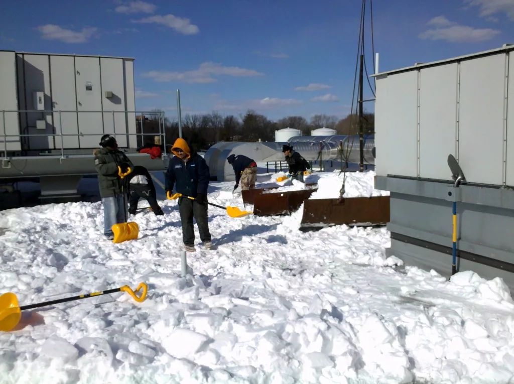 Commercial Snow and Ice Roof Damage Repair in Topeka, KS