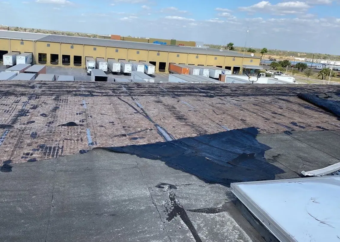 Commercial Wind Damage Roof Repair in Topeka, KS