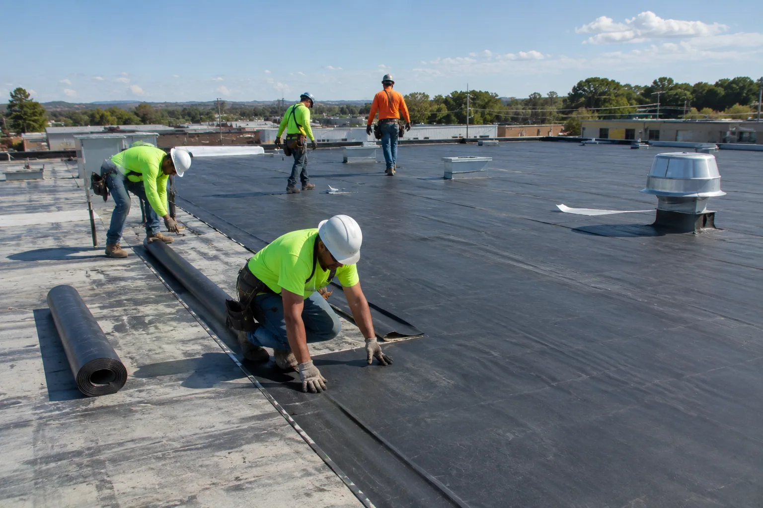 EPDM Commercial Roofing in Topeka, KS