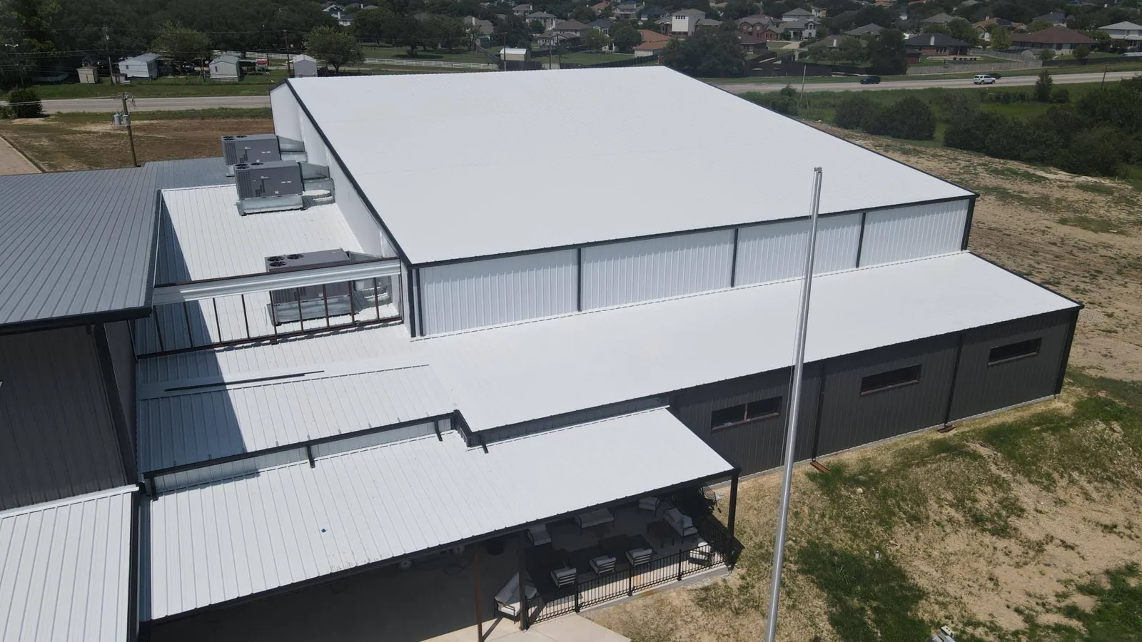 Commercial Metal Roof Retrofit in Topeka, KS