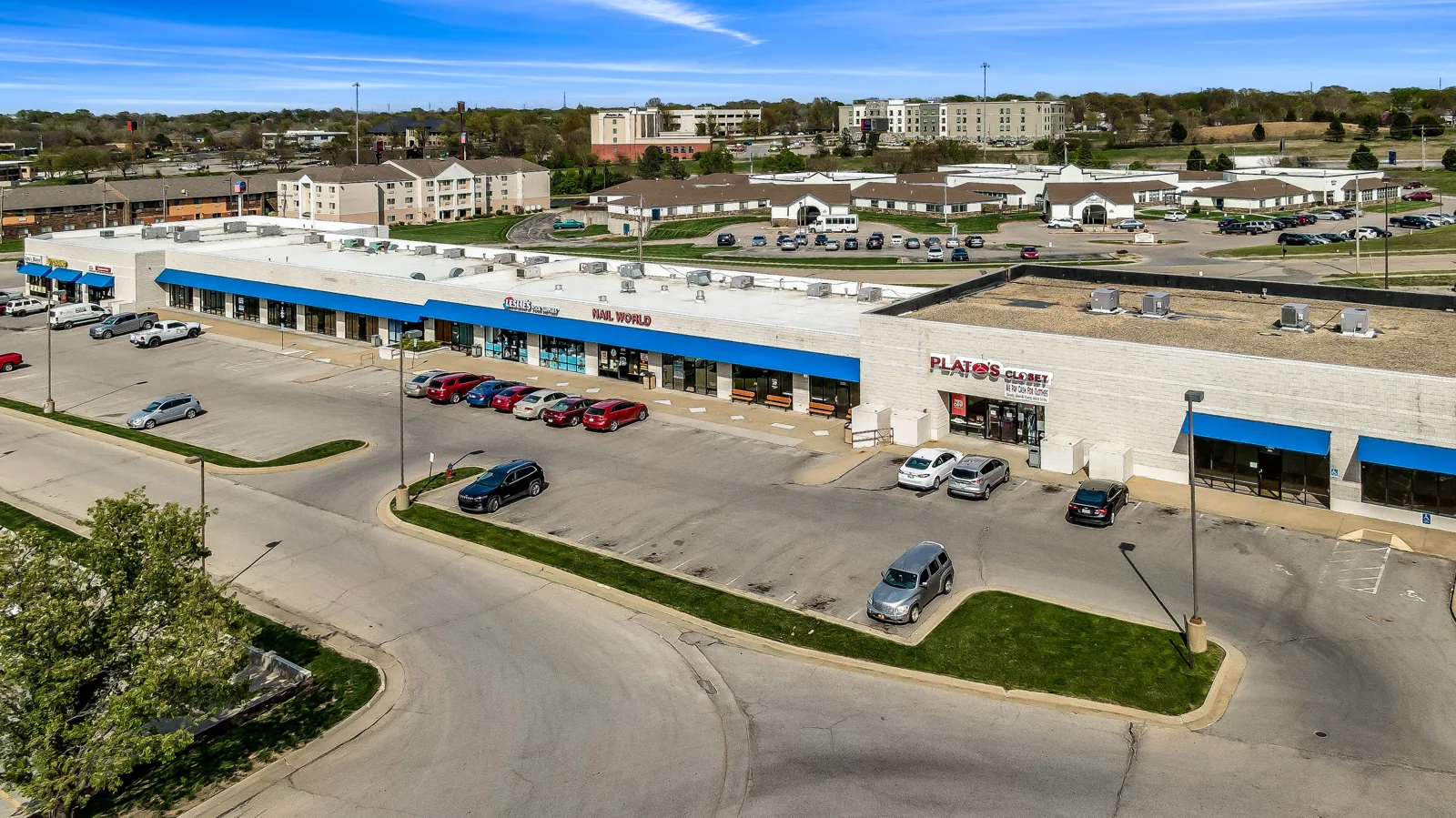 Commercial Roofing in West Topeka Retail Area, Topeka, KS